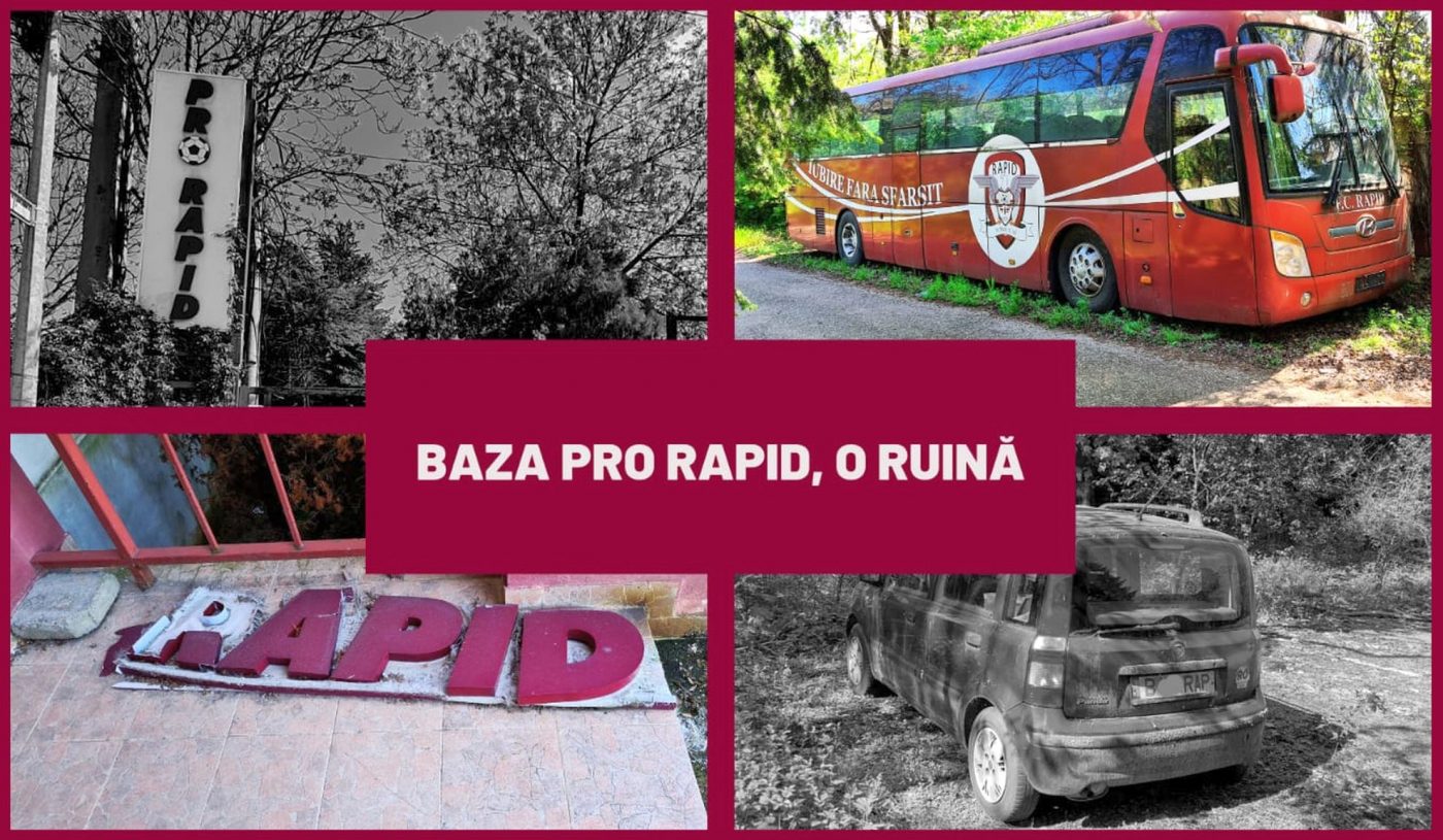 Imagini DEZOLANTE! Cum arată baza Pro Rapid la 5 ani după ce a fost pusă sub sechestru: șerpi, câini maidanezi și boscheți peste locul unde Lucescu scria istorie | VIDEO+FOTO EXCLUSIV