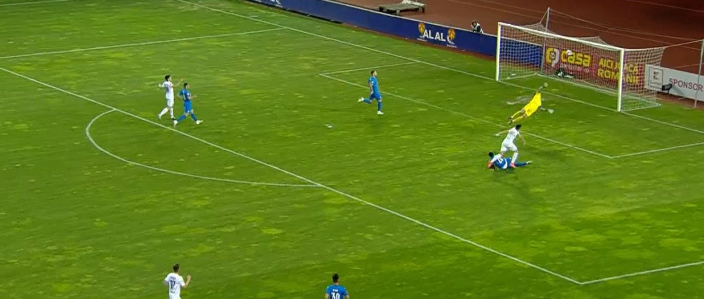 Universitatea Craiova și Viitorul Pandurii, două goluri în două minute! Erori incredibile și reușite superbe în semifinala Cupei României, de la Târgu Jiu | FOTO & VIDEO