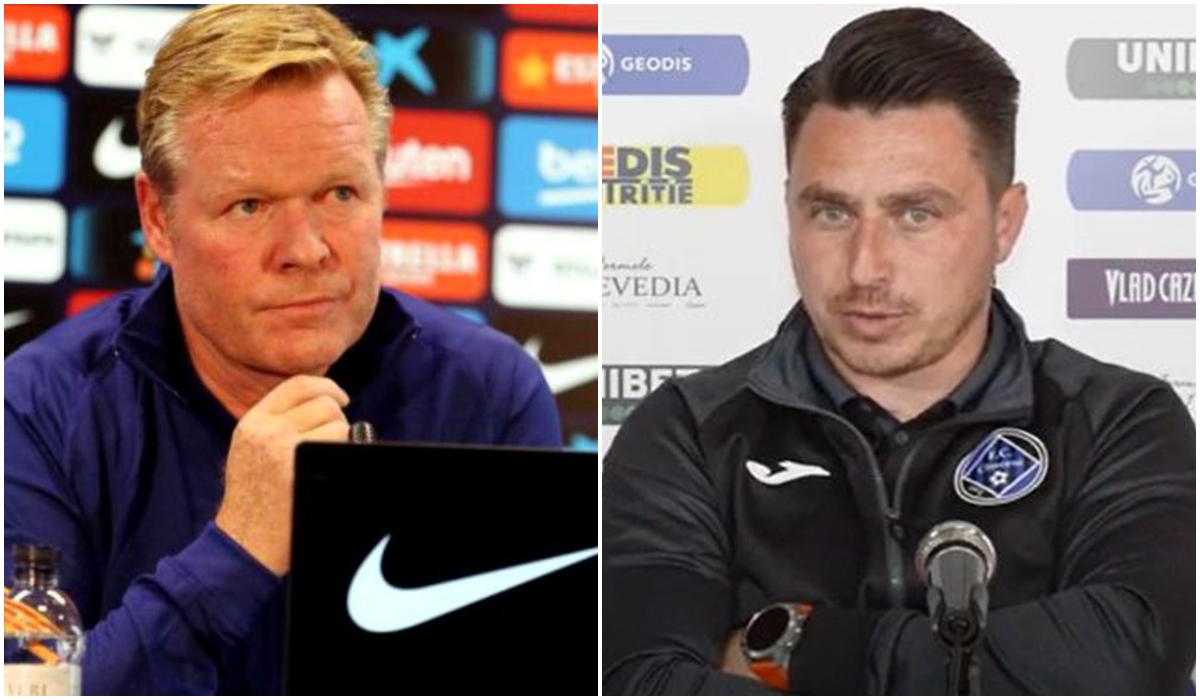 Ilie Poenaru, peste Ronald Koeman! Comparație inedită cu antrenorul Barcelonei: „Se implică total!”