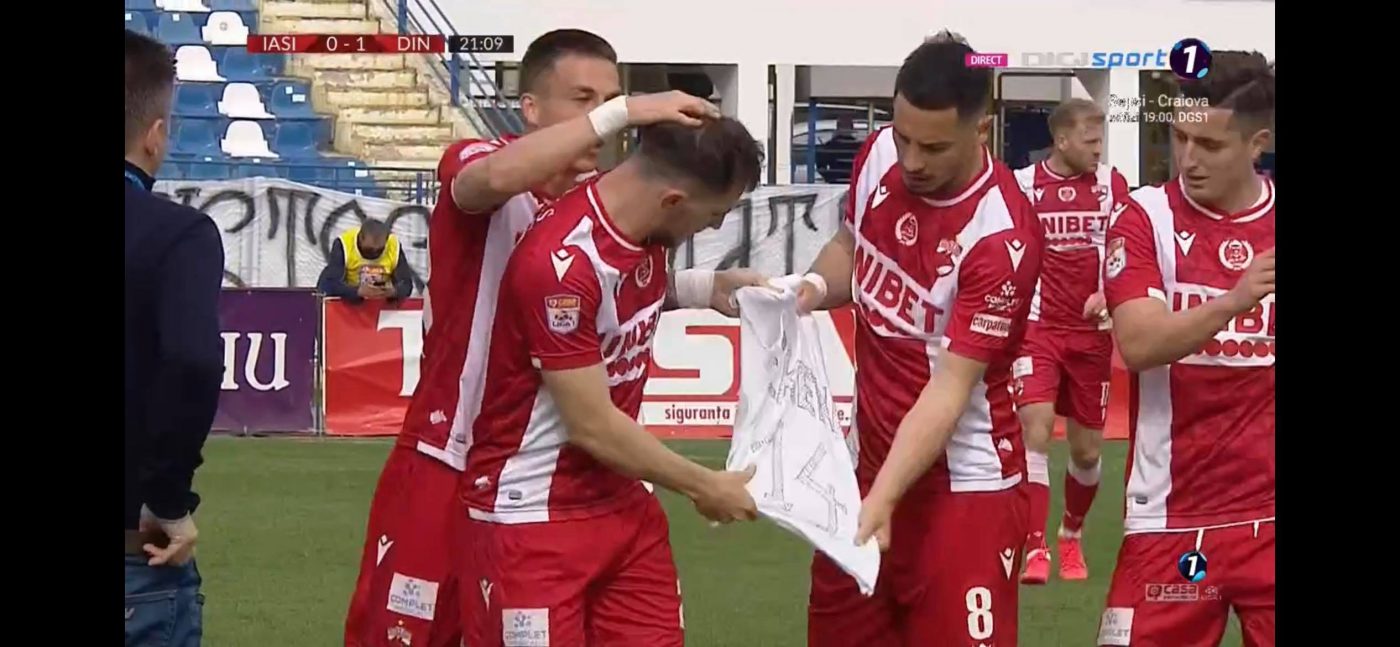 Deian Sorescu, gol splendid cu Poli Iași! Totul pare schimbat la Dinamo. Cum s-au bucurat + Mesaj în memoria lui Patrick Ekeng | FOTO & VIDEO