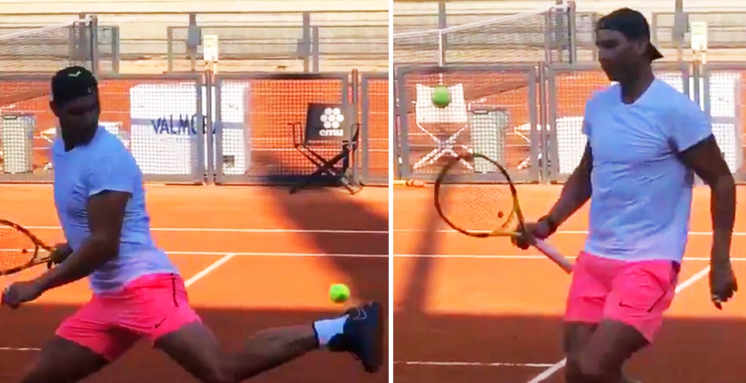 Oare Messi sau Neymar pot face asta? Rafael Nadal, jonglerie incredibilă la turneul de la Madrid |  VIDEO