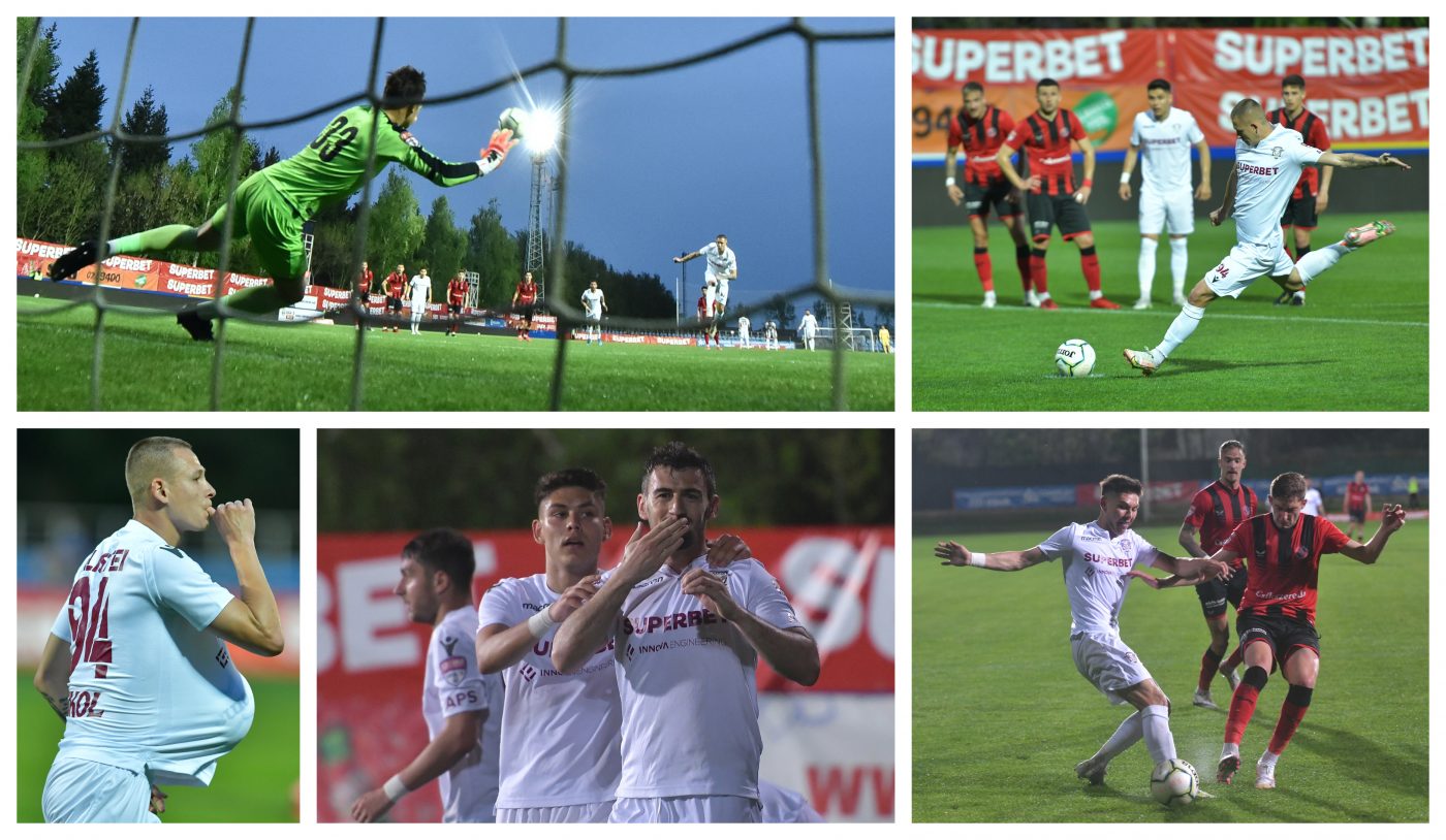 Hlistei și Bălan devin ”gemenii golului” la Rapid. Cei doi au recidivat și cu FK Csikszereda, iar echipa giuleșteană se îndreaptă către promovarea mult dorită