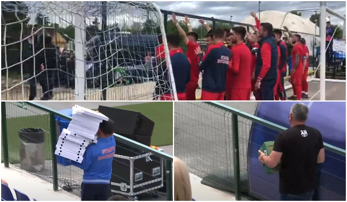 CSA Steaua sărbătorește deja calificarea în finala barajului de promovare în Liga 2! Cum s-au bucurat jucătorii după victoria cu Mostiștea Ulmu și ce i-a așteptat în vestiar | FOTO & VIDEO