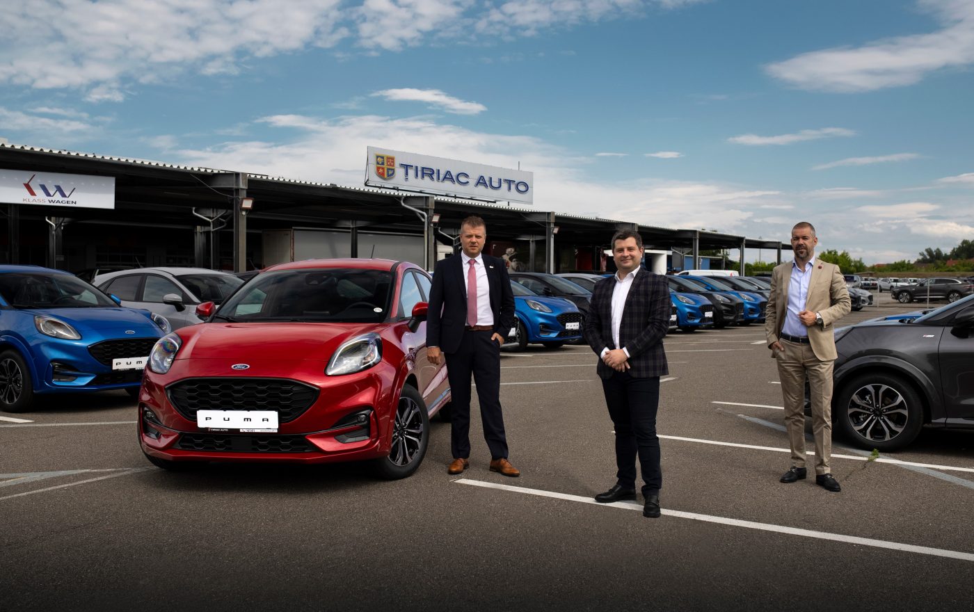 100 de Ford PUMA, livrate de Țiriac Auto, distribuitor autorizat Ford! intră în parcul Klass Wagen Rent-a-Car