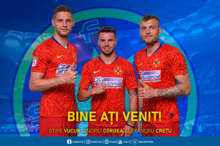 FCSB a anunțat trei transferuri într-o singură zi! Cine a preluat numărul purtat de Dennis Man | FOTO