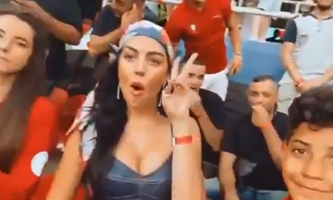 Georgina Rodriguez a făcut spectacol pe stadion la meciul Portugalia – Franța 2-2. Cum a fost surprinsă iubita lui Cristiano Ronaldo | VIDEO&FOTO