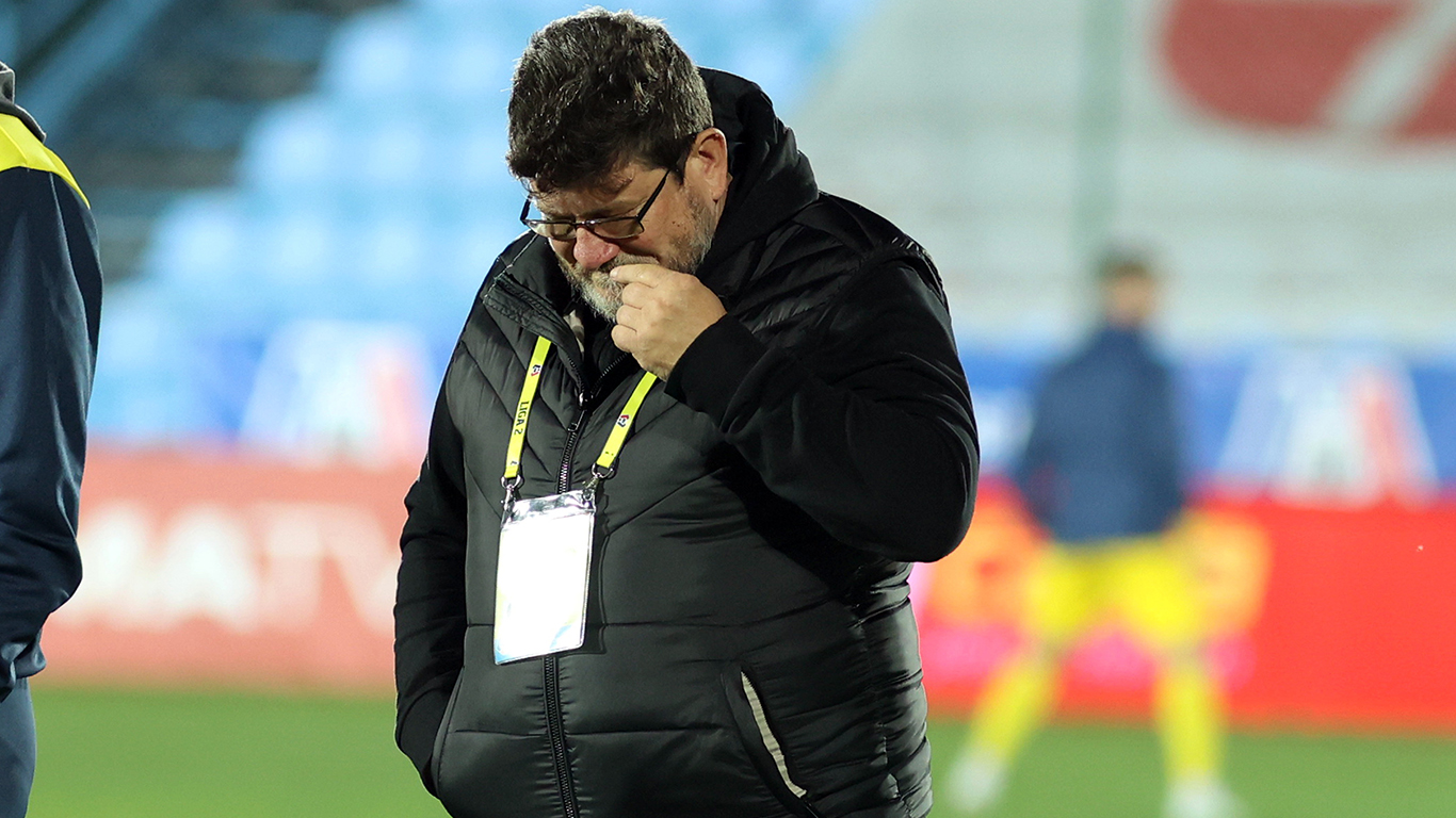 Cristian Pustai, imaginea unui om aflat la capătul puterilor după barajul cu FC Voluntari: ”Le-am zis jucătorilor că sunt mândru că am ajuns până aici. Nu se putea realiza mai mult.” A fost ultimul meci ca antrenor la Dunărea Călărași