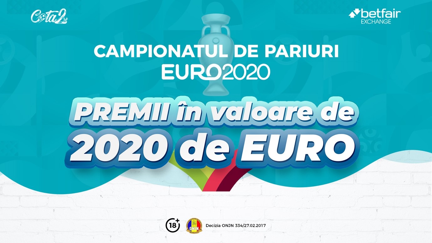 Participă gratuit în campionatul de pariuri cu premii de 2020 de EURO