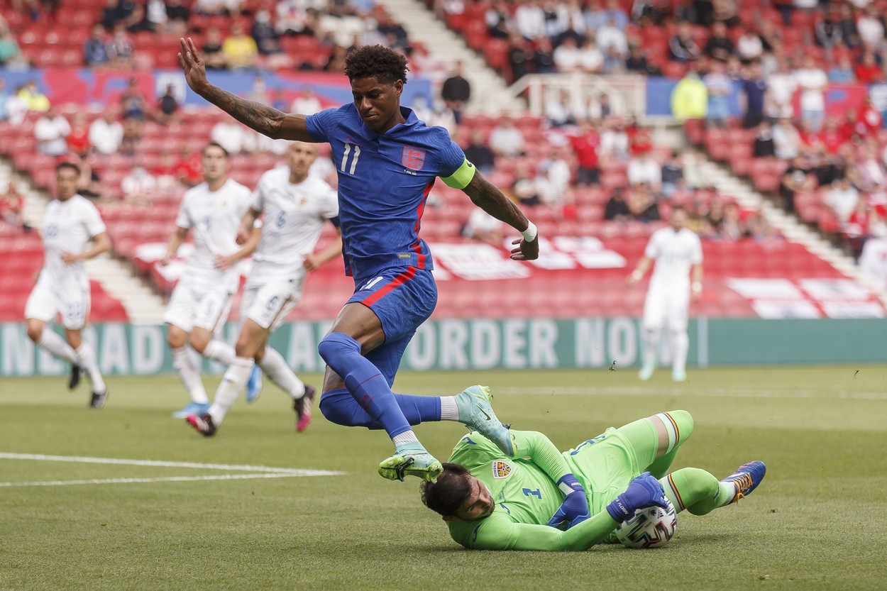 „Sentimentul e greu de explicat!”. Cum a reacționat Marcus Rashford după ce a bifat un moment istoric în partia Anglia – România