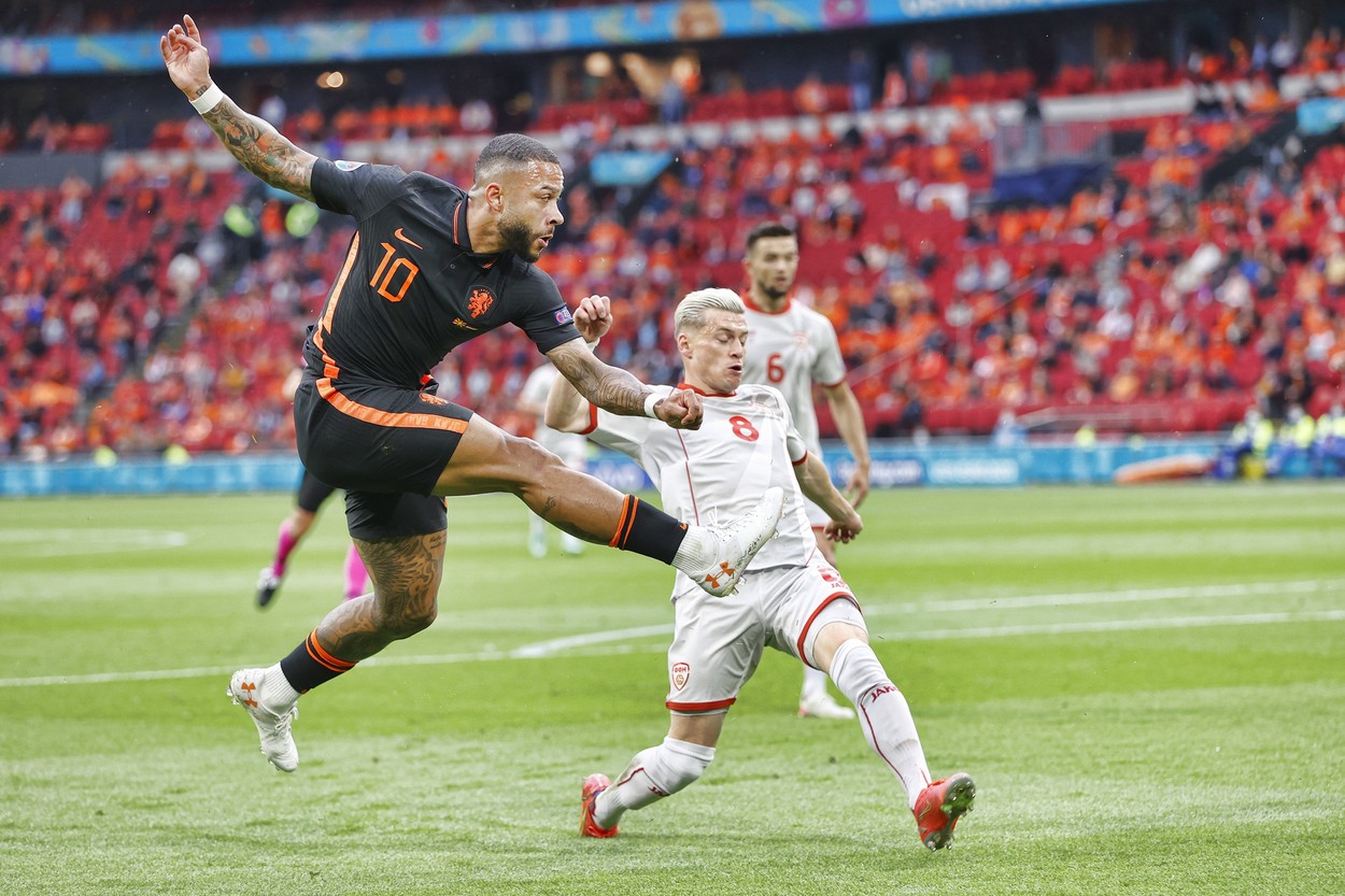 Macedonia de Nord – Olanda 0-3, în grupa C de la EURO 2020 | Băieții lui Frank de Boer se impun categoric prin golurile lui Depay și Wijnaldum