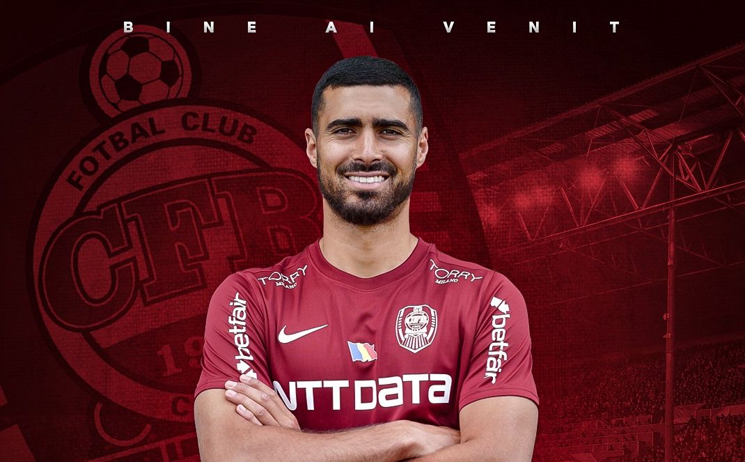OFICIAL | CFR Cluj, al doilea transfer din mandatul lui Marius Șumudică. Campioana României l-a prezentat pe Rachid Bouhenna