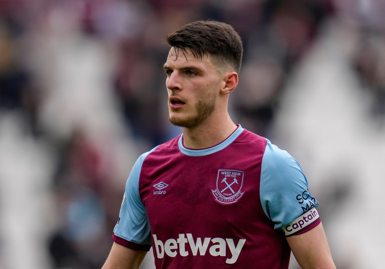 Chelsea și Manchester United, în alertă după ce vedeta Declan Rice a refuzat două oferte contractuale din partea lui West Ham!
