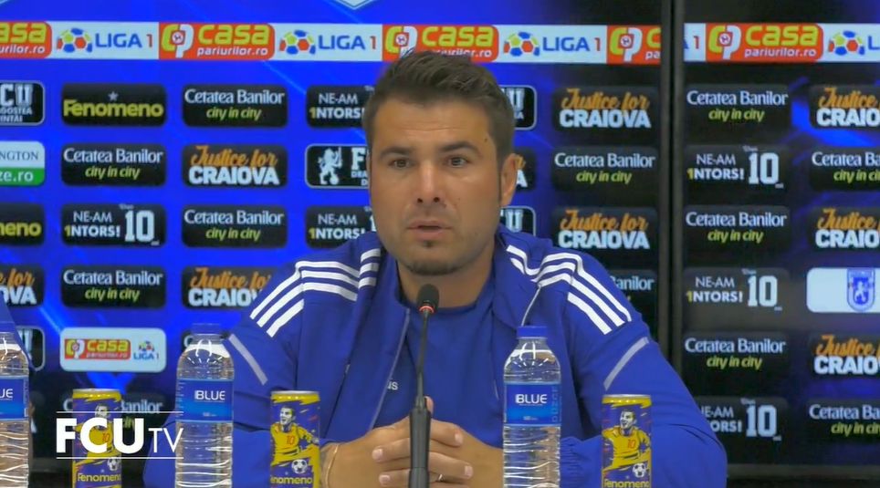 Adrian Mutu, fericit pentru suporteri după victoria cu Dinamo: „A fost și frica de a câștiga!”. Mesaj pentru Reghecampf, în ziua în care „prietenul” a ajuns la Universitatea Craiova