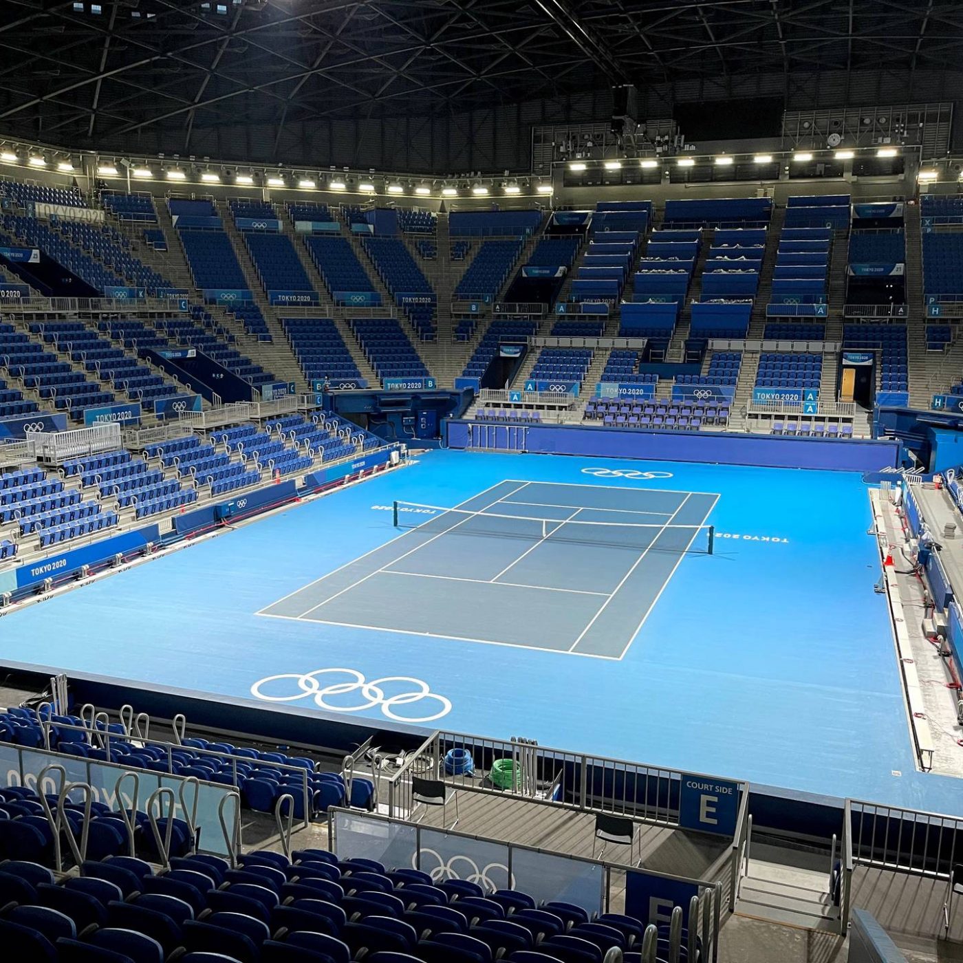 Imagini spectaculoase cu arena de tenis în care Mihaela Buzărnescu, Raluca Olaru și Monica Niculescu vor lupta pentru medalii la Jocurile Olimpice de la Tokyo | FOTO