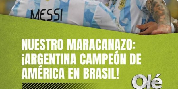 Presa din Argentina a „înnebunit” după triumful din Brazilia! Ce scriu jurnaliștii de la Buenos Aires: „Maracanazo”