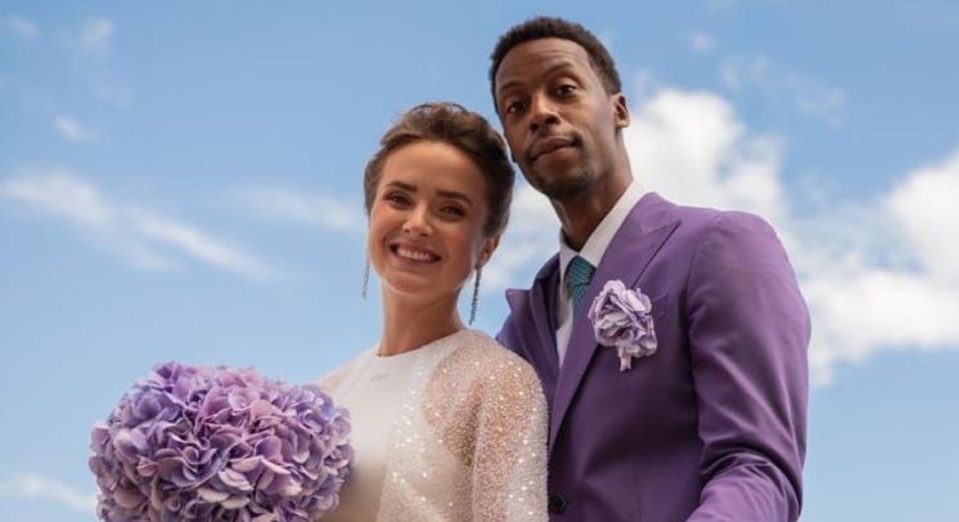 Elina Svitolina a devenit doamna Monfils! Rivala Simonei Halep a făcut senzație la propria nuntă | FOTO
