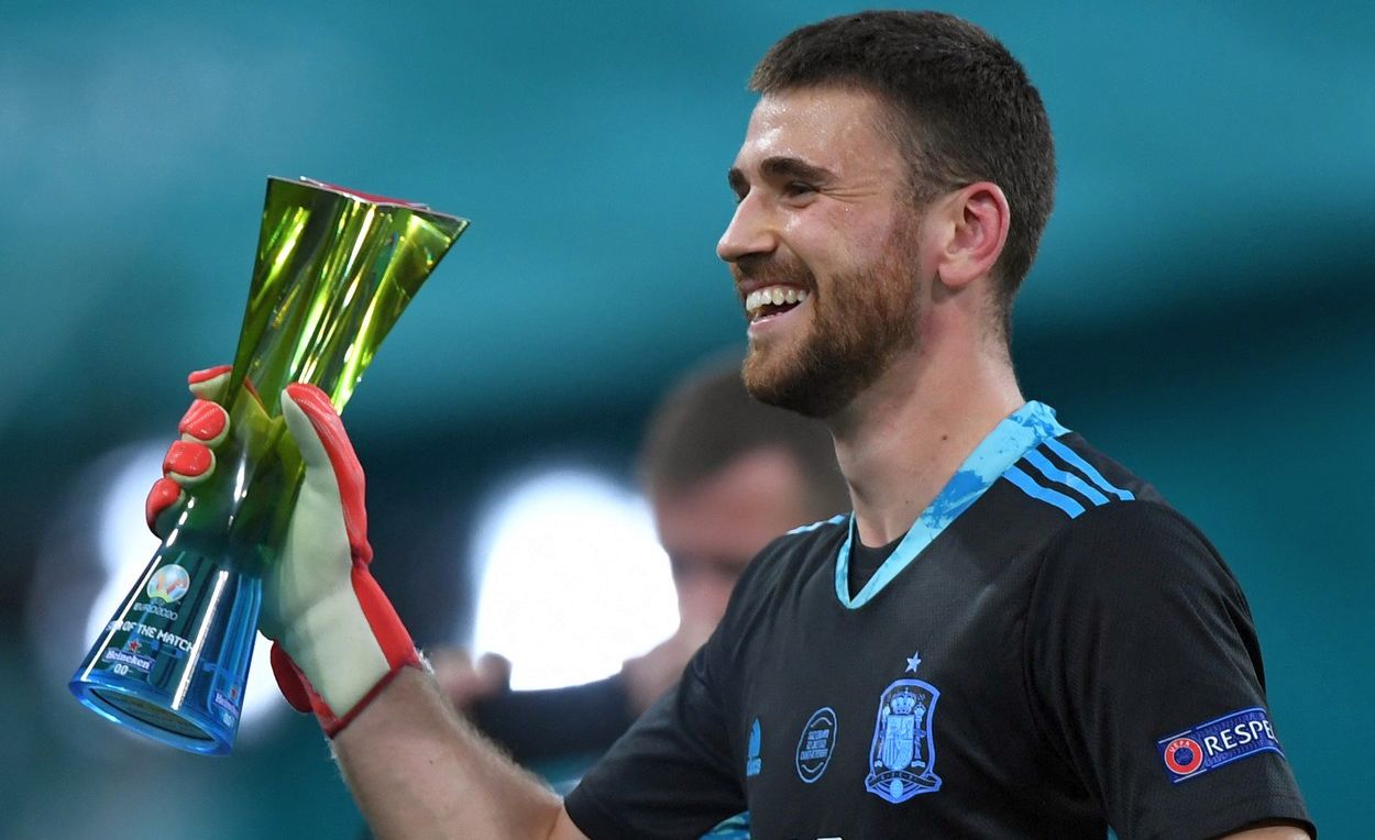 Unai Simon și Thiago Alcantara, gesturi superbe după calificarea Spaniei în semifinalele EURO 2020: „Lui i-aș fi dat trofeul!” | FOTO