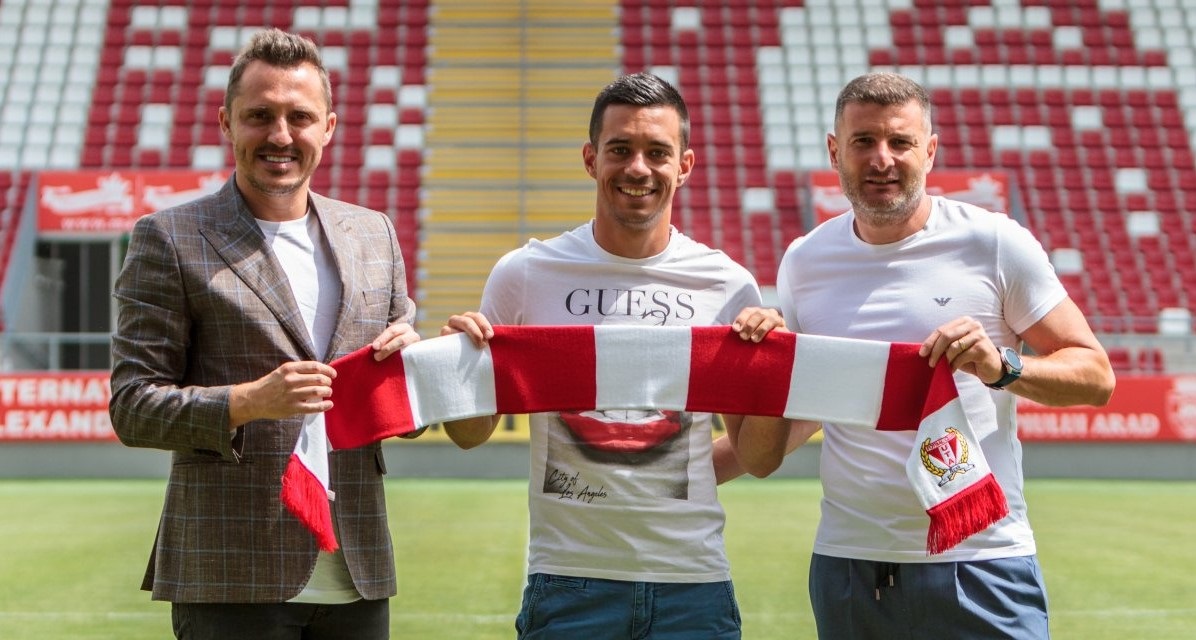 UTA Arad l-a transferat pe croatul Filip Dangubic. „Important este primul gol”. Cui îi va face concurență
