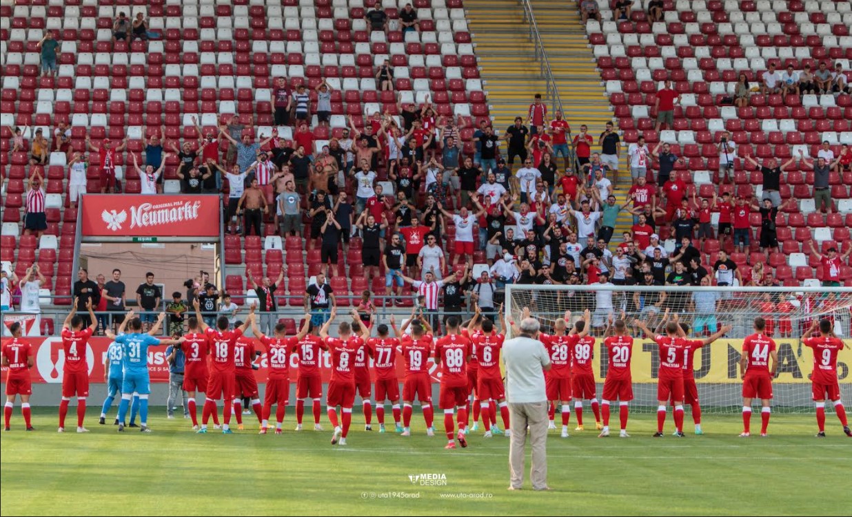 În fața a aproximativ 3.000 de arădeni, UTA a bătut-o pe Ripensia la meciul de prezentare al lotului pentru noul sezon de Liga 1!