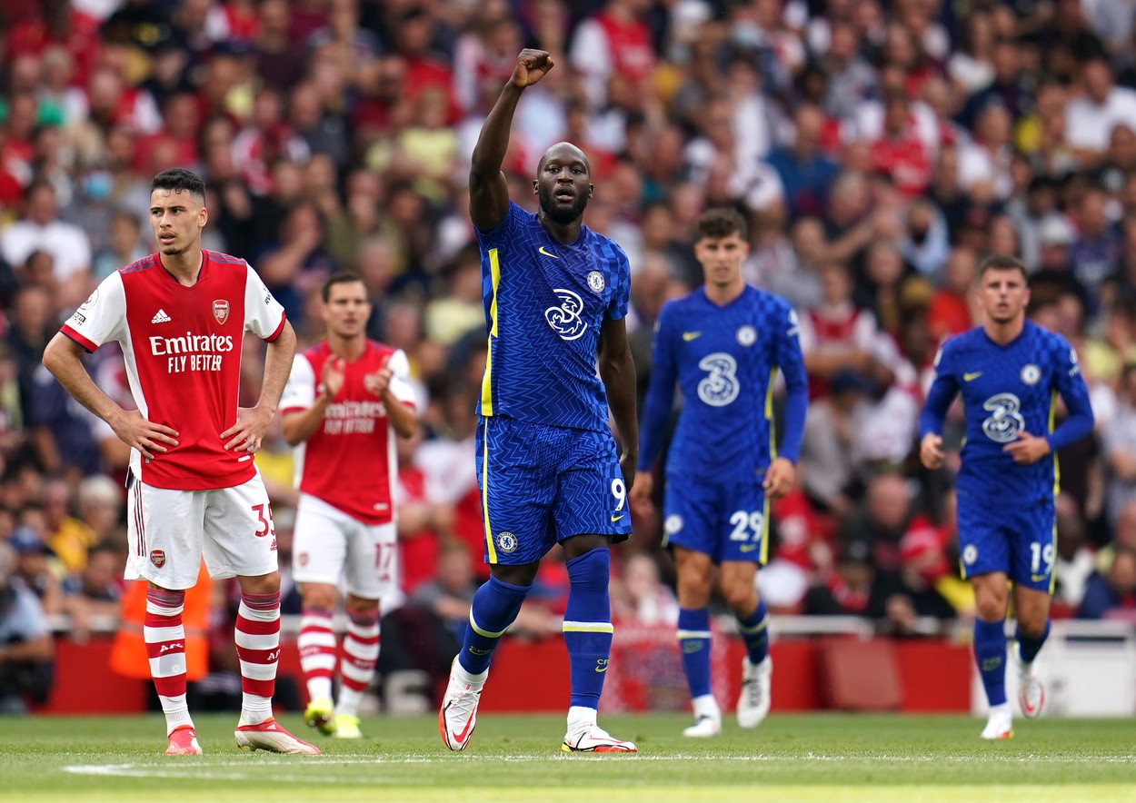 Romelu Lukaku, ce revenire fantastică în Premier League! „Bestia” a lovit fulgerător în marele derby dintre Arsenal și Chelsea | VIDEO