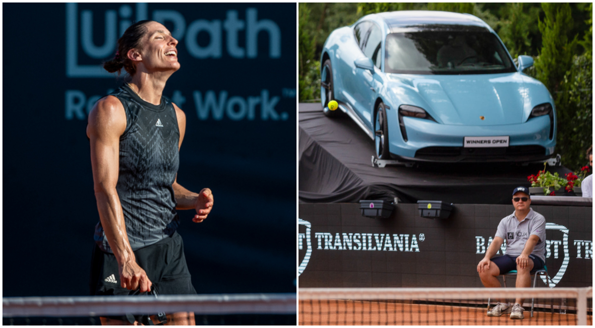 Andreea Petkovic, savuroasă la festivitatea de premiere a turneului WTA de la Cluj: „Am câștigat mașina asta?”