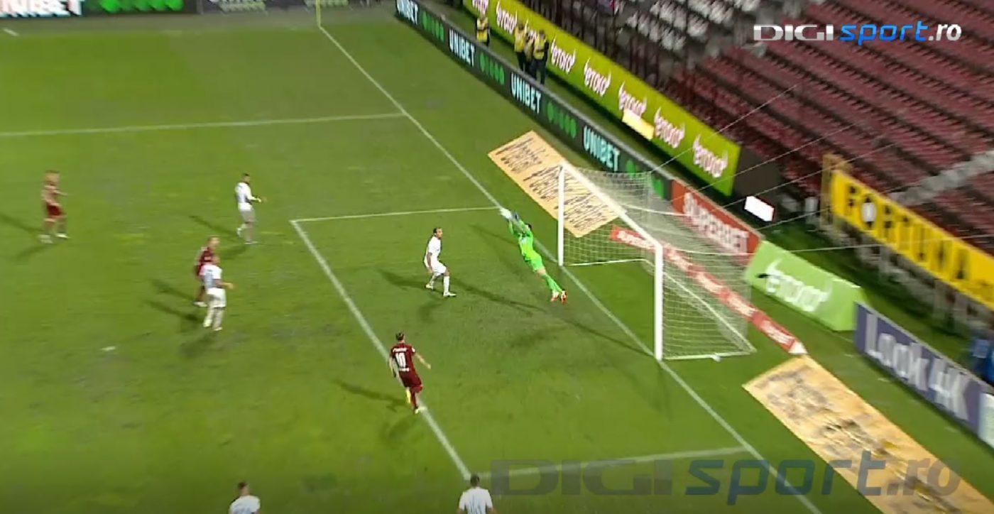 Andrei Vlad a îngropat-o pe FCSB din nou! Tânărul portar a greșit grav în două rânduri. Colegii au rămas uluiți