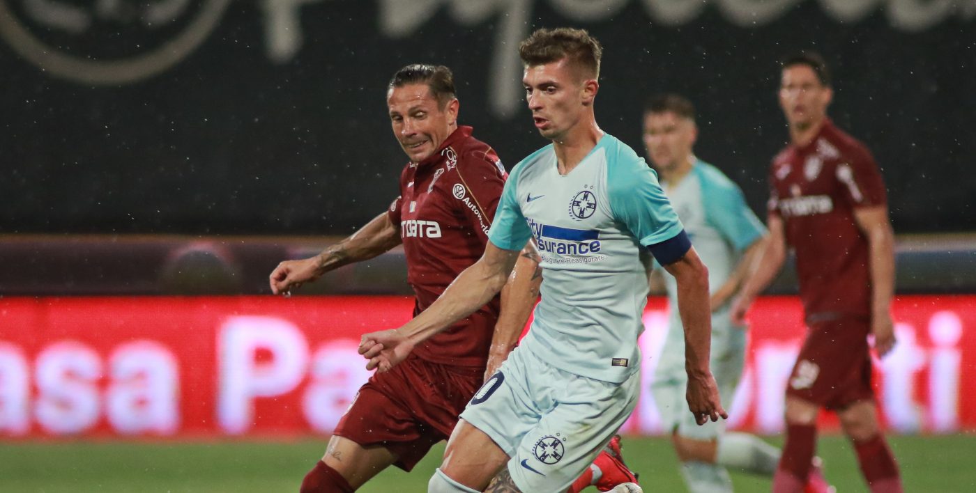 CFR Cluj – FCSB 0-0, Live Video Online în etapa a 7-a a Ligii 1. Florin Tănase este cel mai faultat jucător în prima repriză