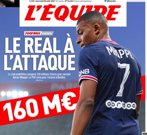 160 de milioane de euro pentru PSG. Real Madrid a făcut o ofertă amețitoare pentru Kylian Mbappe