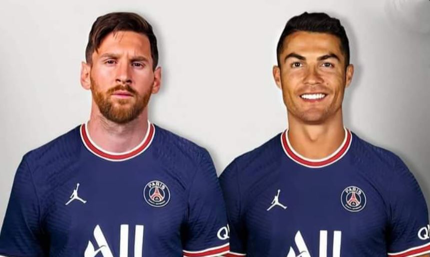 Fratele emirului din Qatar aruncă piața transferurilor în aer: imagine cu Cristiano Ronaldo lângă Leo Messi în tricoul lui PSG! | FOTO