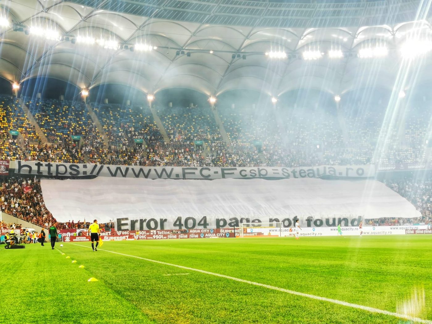 Ironiile rapidiștilor la adresa fanilor FCSB: „Error 404 page not found”