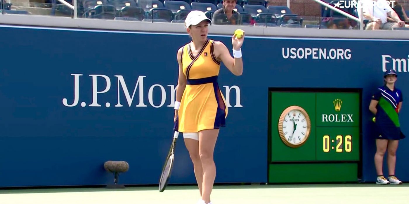 Simona Halep, calificare lejeră în turul al treilea la US Open după 6-3, 6-1 cu Kristina Kucova! Video Online. Românca a fost superioară la toate capitolele