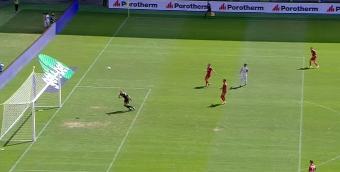 Moment incredibil în Ghencea! Portarul a marcat de la 70 de metri în CSA Steaua – Dacia Unirea Brăila! | VIDEO