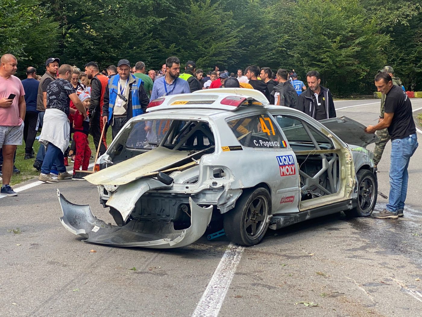 Accident teribil în Raliul de la Câmpulung! Costin Popescu a scăpat miraculos cu viață, după ce mașina s-a făcut praf: „A fost la investigații și a aflat asta!” | EXCLUSIV