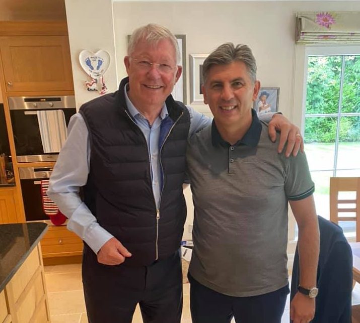 Imagine de pus în ramă! Ionuț Lupescu, acasă la Sir Alex Ferguson. „Aștept cu nerăbdare noi proiecte!”