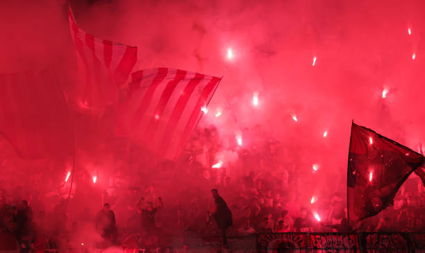 Nebunie la Belgrad! Show total și o atmosferă fantastică, în primul derby Partizan – Steaua Roșie care s-a jucat în pandemie de COVID-19 | VIDEO