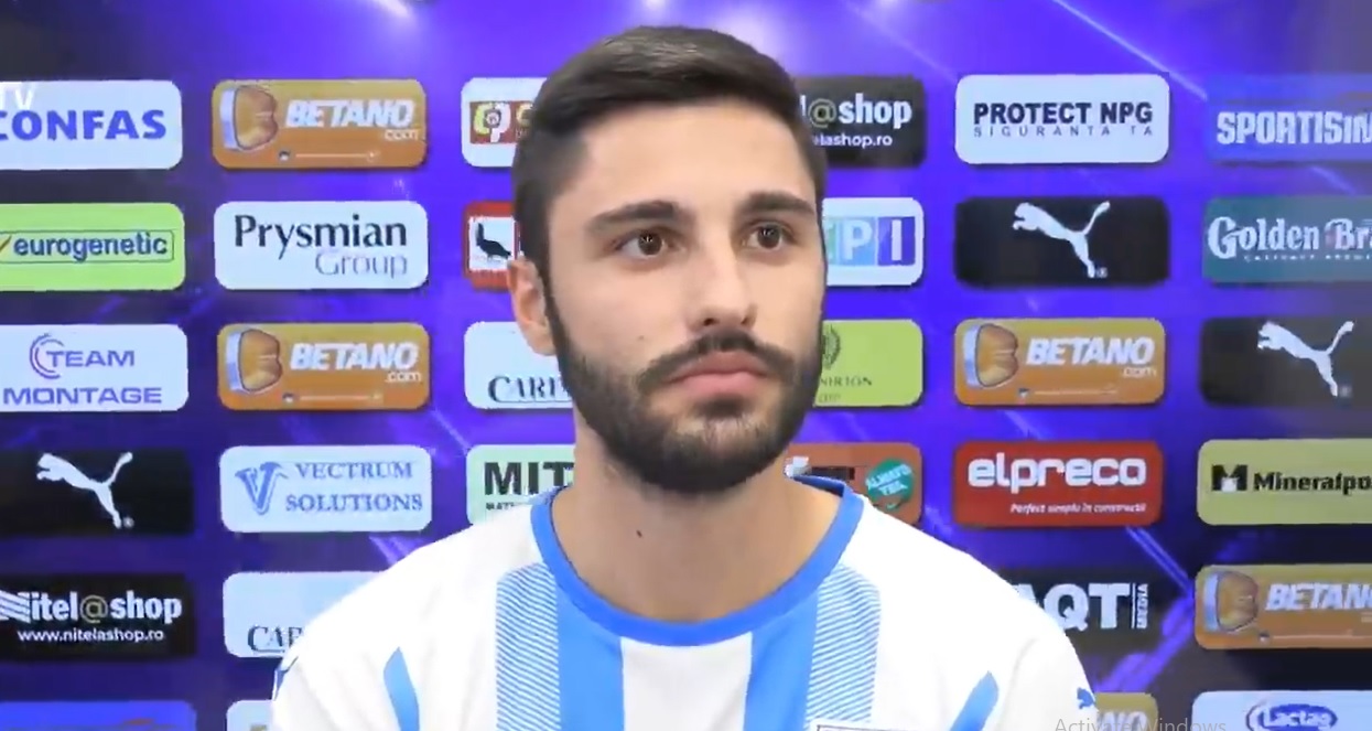 Ante Roguljic, primele declaraţii după venirea la Universitatea Craiova: „Am ajuns la un club mare, îmi place să joc sub presiune”. Ce le promite fanilor olteni