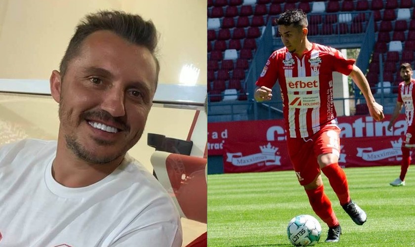 Agentul Bogdan Apostu și jucătorul Denis Rusu, la un pas de bătaie la meciul UTA – CFR! Gestul care a încins spiritele la tribuna oficială a stadionului din Arad