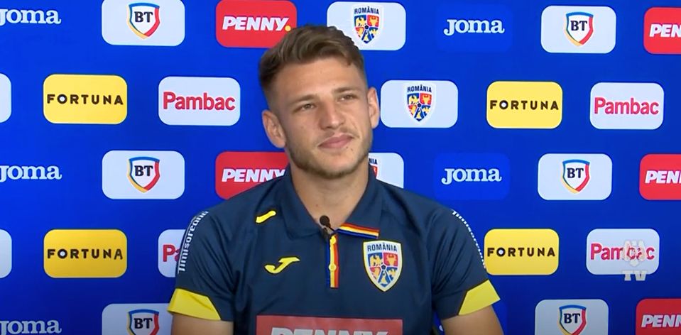Dragoș Albu a dezvăluit motivul emoționant pentru care și-a ales tricoul cu numărul 8: „Tata îmi povestea despre Ilie Balaci” | VIDEO