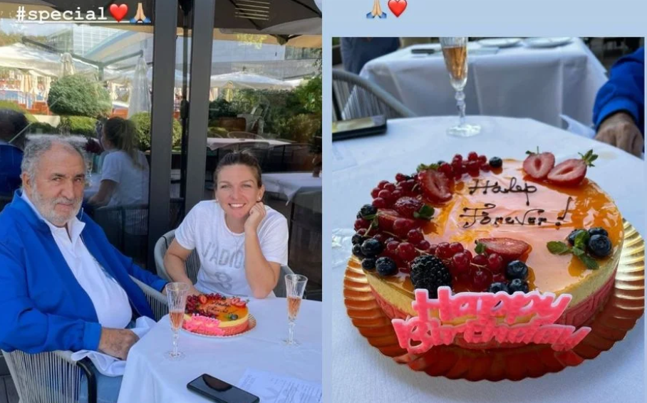 Ion Țiriac, surpriză uriașă pentru Simona Halep. Cum a surpris-o miliardarul pe jucătoarea din Constanța chiar de ziua ei | FOTO
