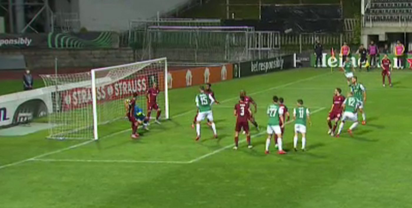 FK Jablonec – CFR Cluj 1-0, Live Video Online, în grupele Conference League. Cehii au cedat mijlocul terenului după ce au deschis scorul din lovitură de la 11 metri, ardelenii încep să spere!