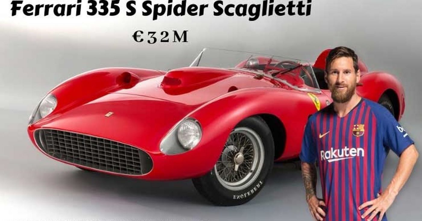 Leo Messi are oficial cea mai scumpă colecție de mașini de lux din lumea sportului, după ce a cheltuit 30 de milioane de euro pentru un Ferrari!