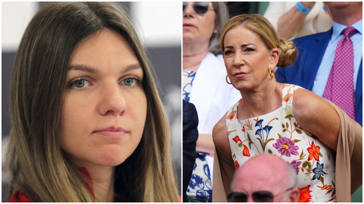 Legendara Chris Evert i-a dat ignore Simonei Halep după scandalul de dopaj! Fanii i-au bătut obrazul americancei: „De ce o eviți când se află la greu?” FOTO