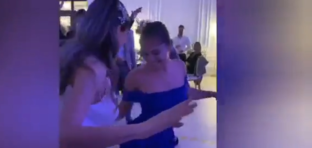 „Pantera” lui Florinel Coman a încins atmosfera la cununia lui Florin Tănase! Mișcările felinei i-au dat pe spate pe toți invitații | VIDEO