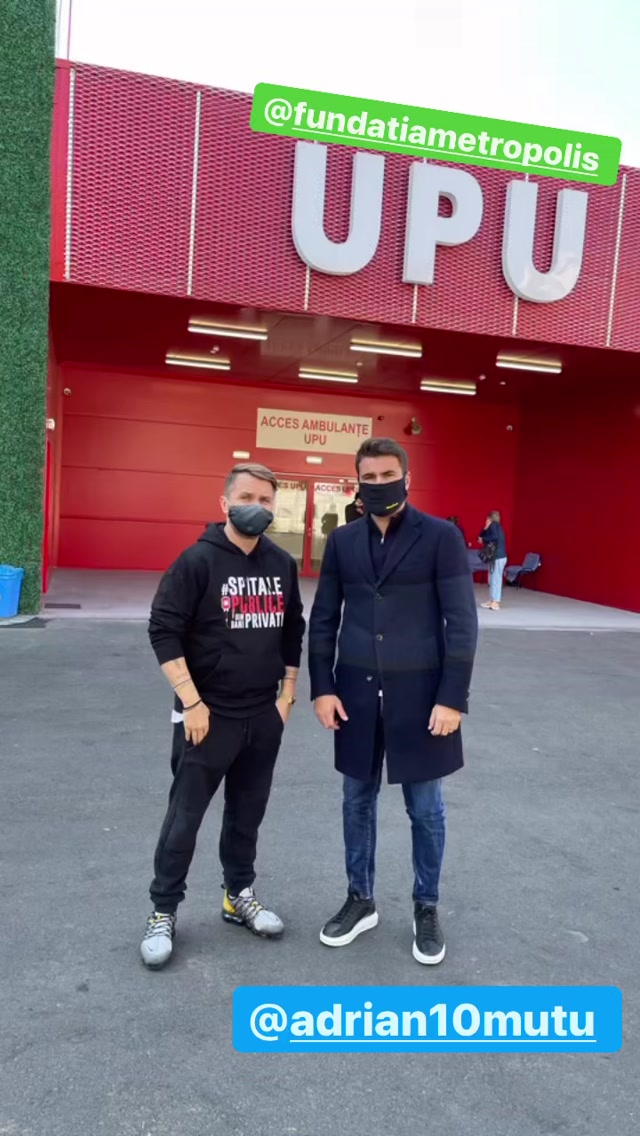 Adi Mutu, gest impresionant pentru un spital din București în plină pandemie de COVID! La ce donație a participat alături de Codin Maticiuc