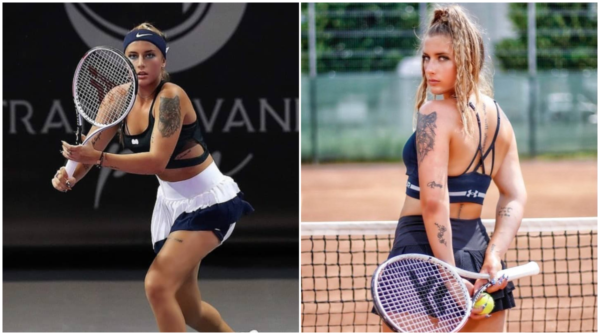 Fază incredibilă la Transylvania Open! Rebela Andreea Prisacariu l-a copiat pe Novak Djokovic și a aruncat cu racheta în tribune, de nervi | VIDEO