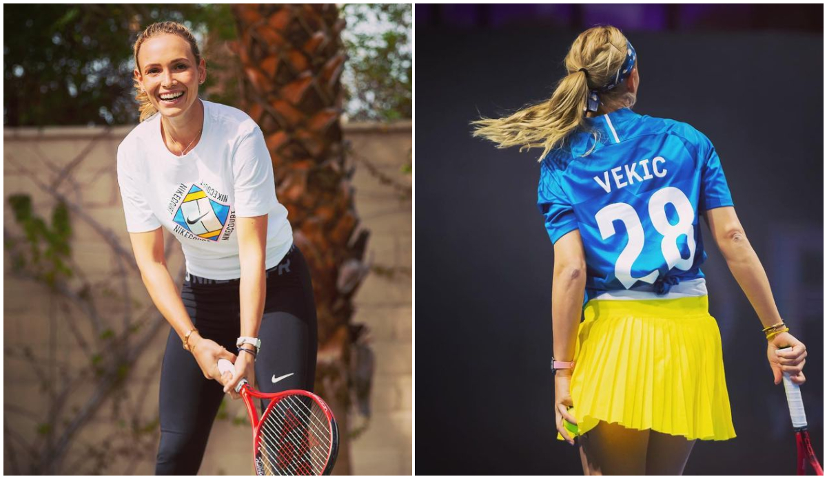 Donna Vekic, una dintre cele mai sexy jucătoare de tenis, a cucerit primul titlu după patru ani în circuitul WTA | GALERIE FOTO