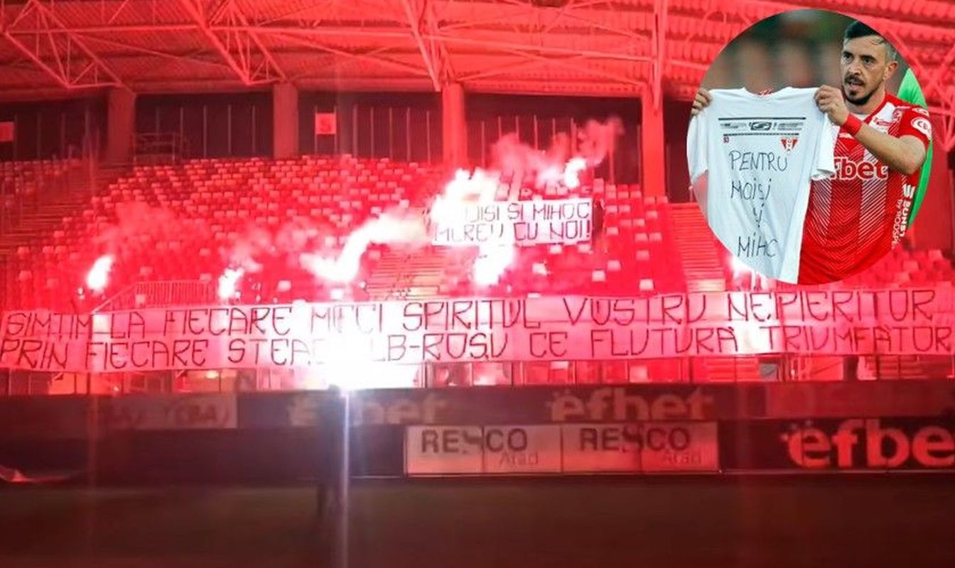 Hora le-a dedicat prima „dublă” de la revenirea la UTA suporterilor arădeni decedați acum trei ani