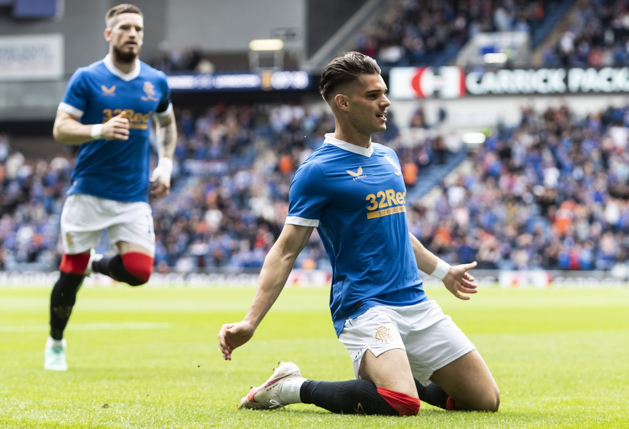 Ianis Hagi strălucește și pentru Rangers! Fotbalistul român, decisiv la primul gol marcat de campioana Scoției împotriva lui Hearts | VIDEO