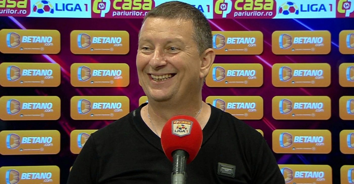 Ionuț Chirilă, ironizat înaintea meciului cu CFR Cluj: „Am văzut că se poartă să rumegi gumă când vorbești cu cineva. Are niște trasee de joc și niște automatisme…”