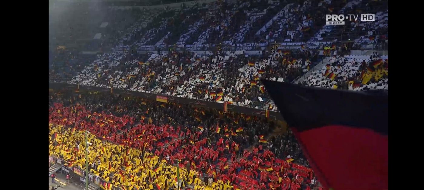 Scenografie impresionantă pe Volksparkstadion! Partida dintre Germania și România, motiv de sărbătoare la Hamburg | FOTO